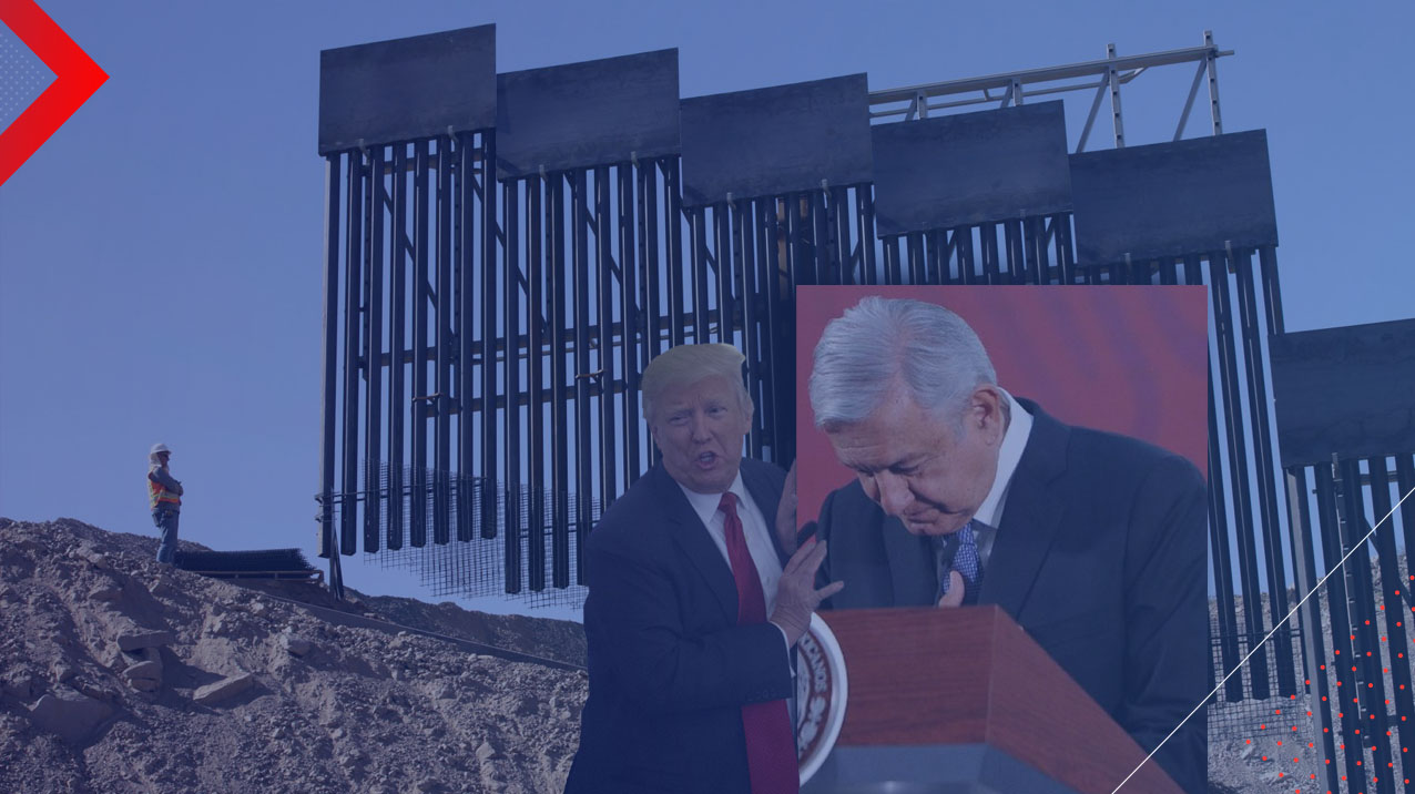 pasó un dçía desde la visita de AMLO para que Donald Trump volviera a ser él mismo y hablar del muro. Señor López Obrador, , se le dijo, se le advirtió…