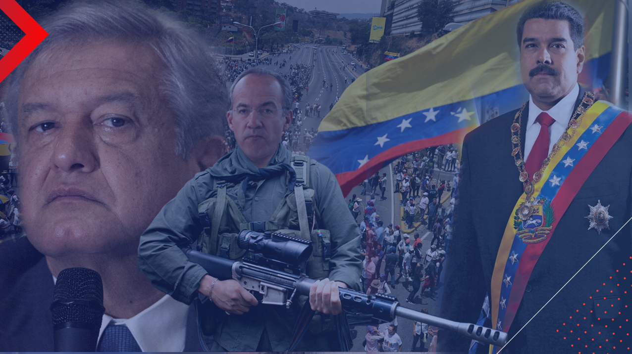 Felipe Calderón propuso una rebelión armada en Venezuela y chance en México ¿quién lo iba a decir? La Reencarnación de Simón Bolívar nos salió neoliberal.