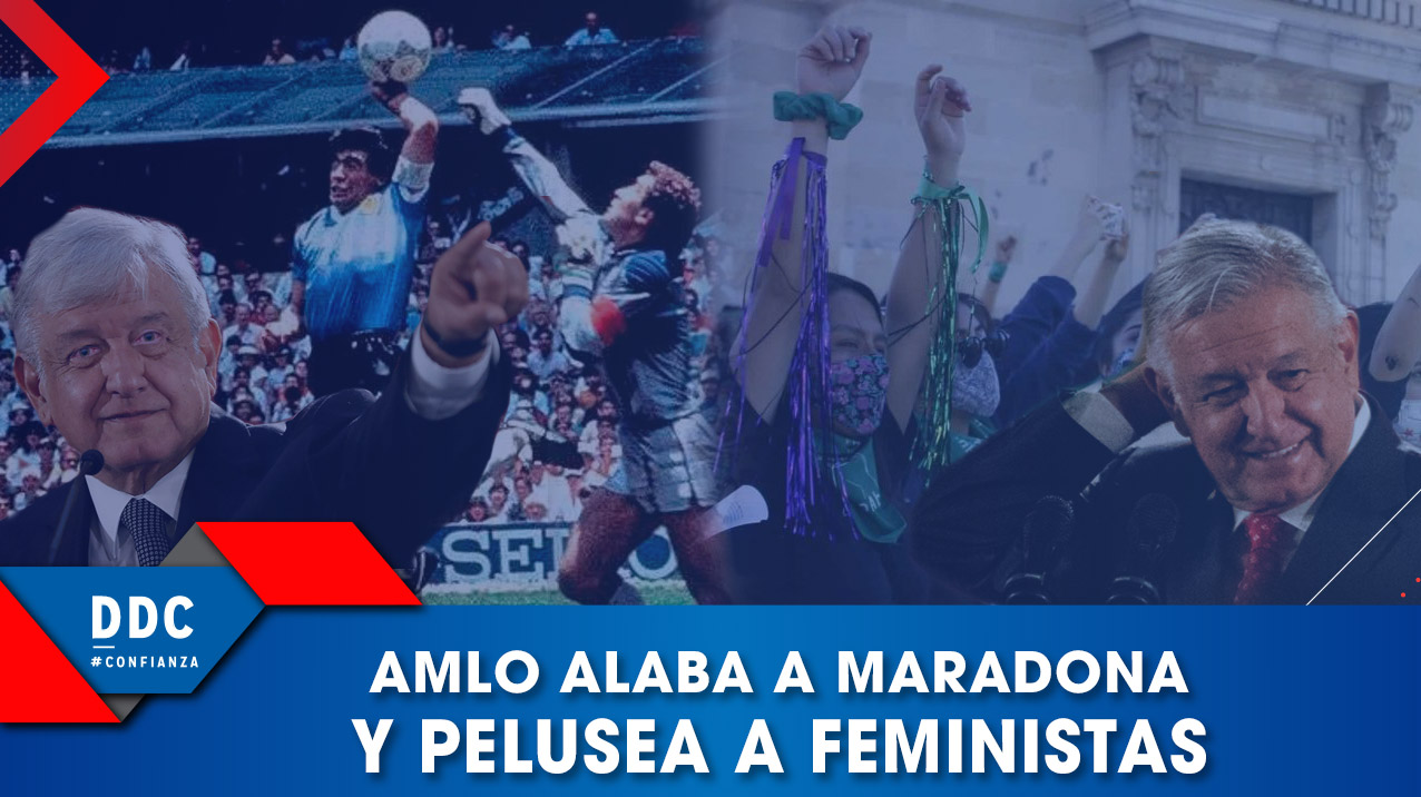 ¿La 4T será feminista o no será? El presidente, que no ve diferencia entre homicidios y feminicidios, y le mostró más empatía a Maradona