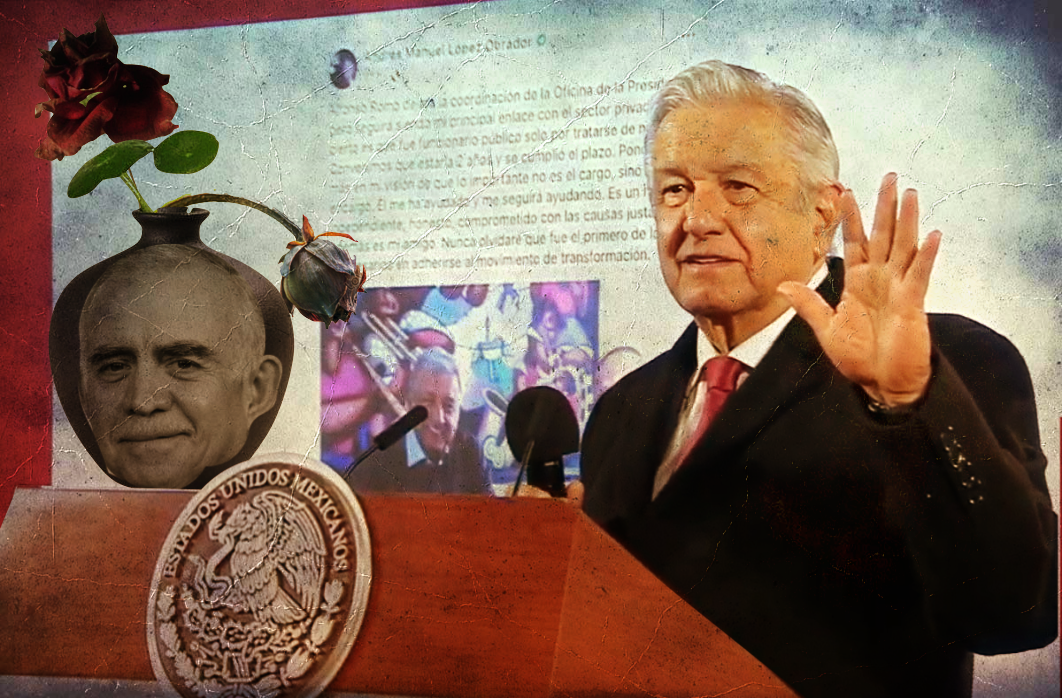 Alfonso Romo dejó la Oficina de Presidencia y López Obrador dice que lo mejor es que ahorarrán "unos pesos". Hasta rompiendo floreros, ahorran.