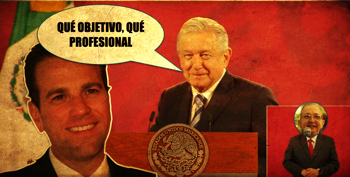 El presidente López Obrador dice que si a su prima Felipa se le arriman… los contratos en Pemex, lo investiguen; y aprovecha para burlarse de Carlos Loret de Mola, uy, qué objetivo, qué profesional"