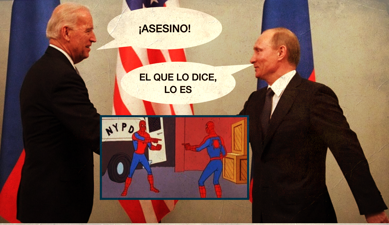 Joe Biden “declara la guerra en contra de su peor enemigo” y llamó “asesino” a Vladimir Putin; y en respuesta, el presi ruso le dice "El que lo dice, lo es". Así, como, primaria, es este juego nada amistoso llamado Guerra Fría 2021.