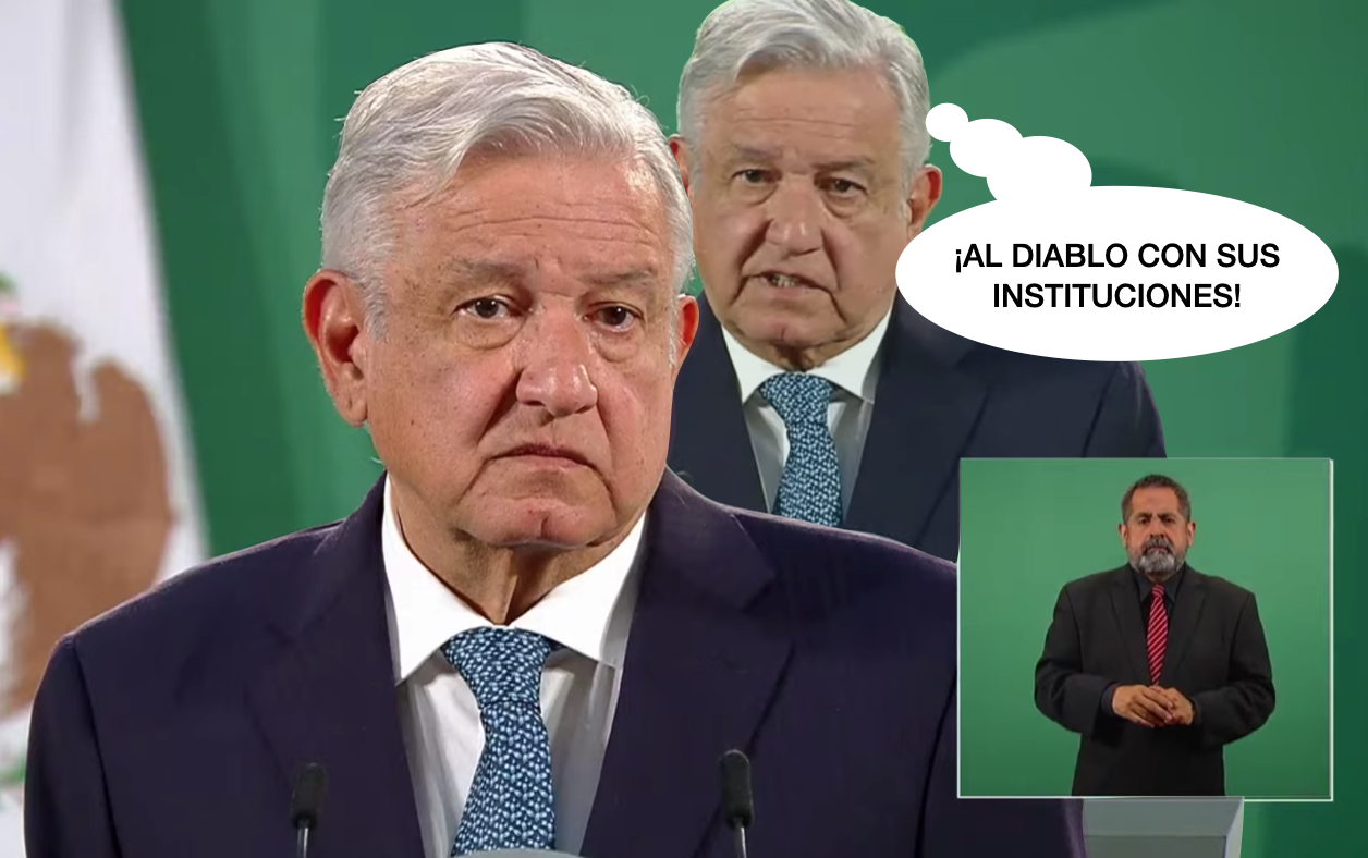 López Obrador denuncia que el INE bajara candidaturas de Félix Salgado y Raúl Morón; lo tacha como un “atentado a la democracia”.