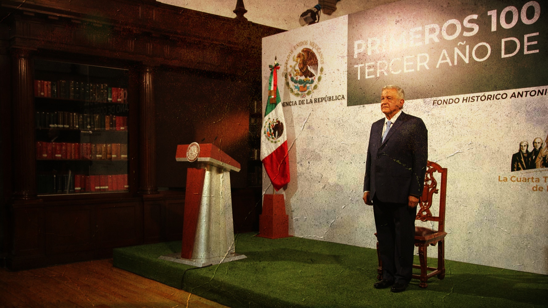La Sala Superior del Tribunal Electoral del Poder Judicial de la Federación (TEPJF) resolvió que el presidente López Obrador sí hizo propaganda con el informe de 100 días realizado en marzo.