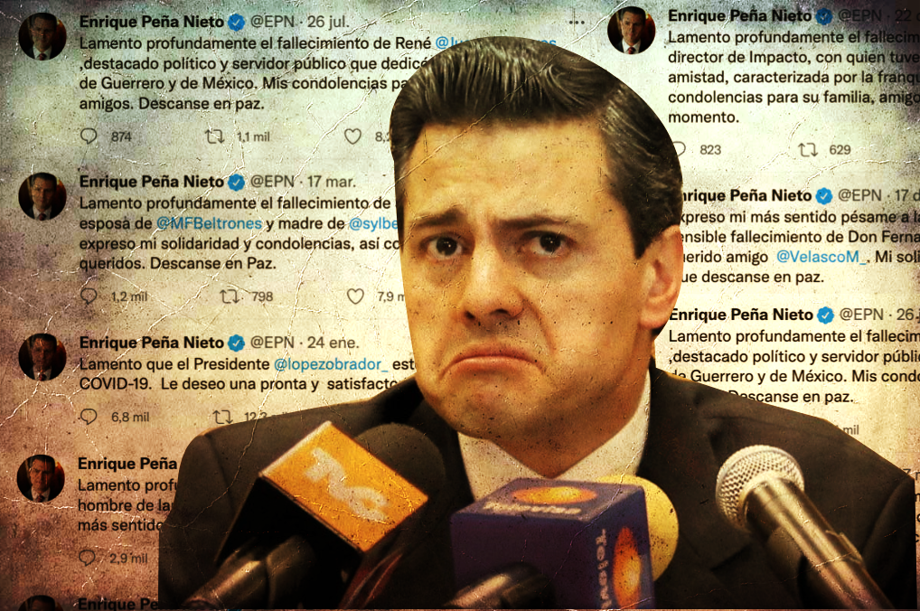 ¿Se han dado cuenta que la cuenta de Enrique Peña Nieto, @EPN en Twitter… ya nomás publica condolencias? Parece el obituario del Reforma…