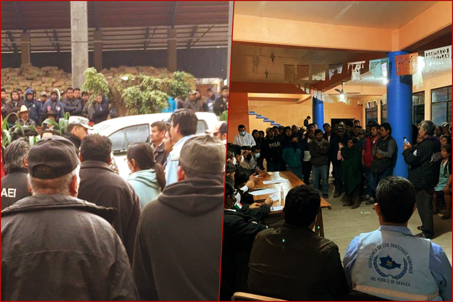 Luego de 72 horas de “abrazos” y “amor al prójimo”, moradores de Santiago Textitlán, liberaron a 20 elementos de la Guardia Nacional.