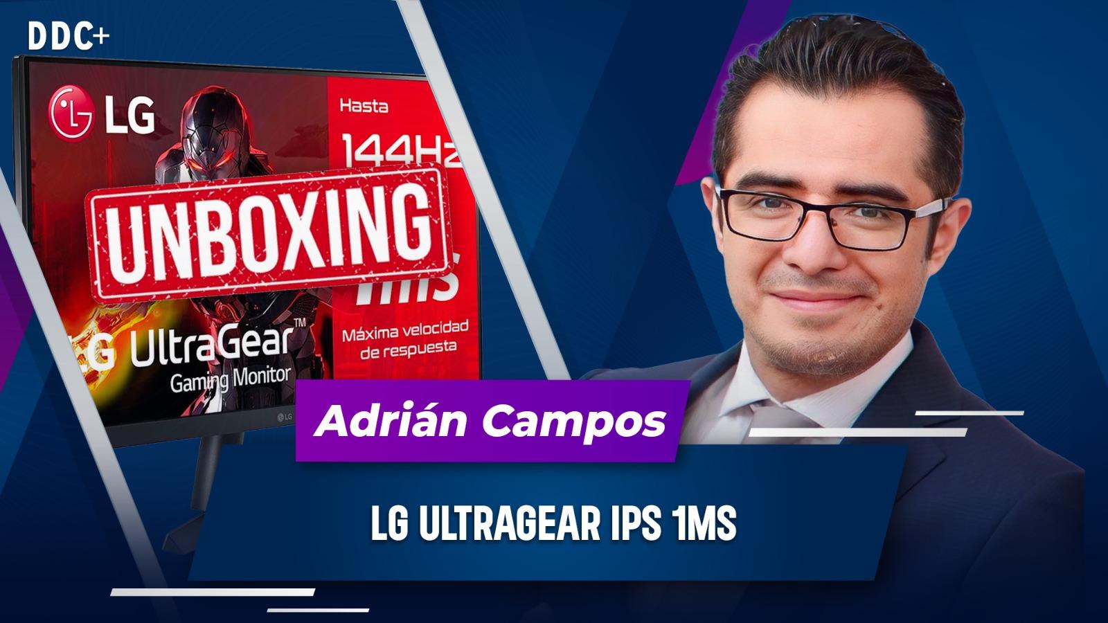 LG Adrián Campos unboxing