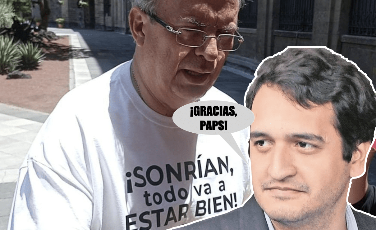 Marcelo Ebrard promete secretaría a hijo de AMLO